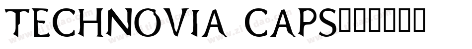 Technovia Caps字体转换